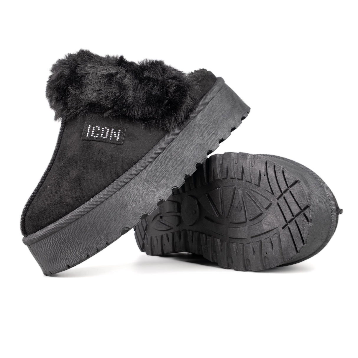 ICON Sabot Pelliccia Nero IC04679SD