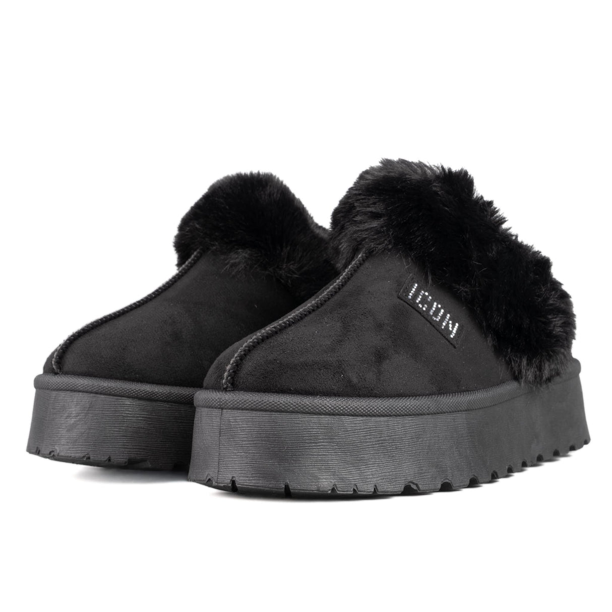 ICON Sabot Pelliccia Nero IC04679SD