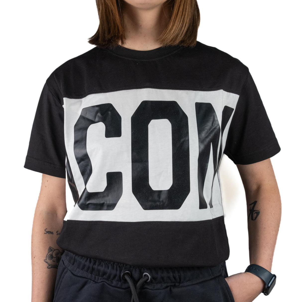 ICON T-shirt Logo Nero ICDF2W6T012