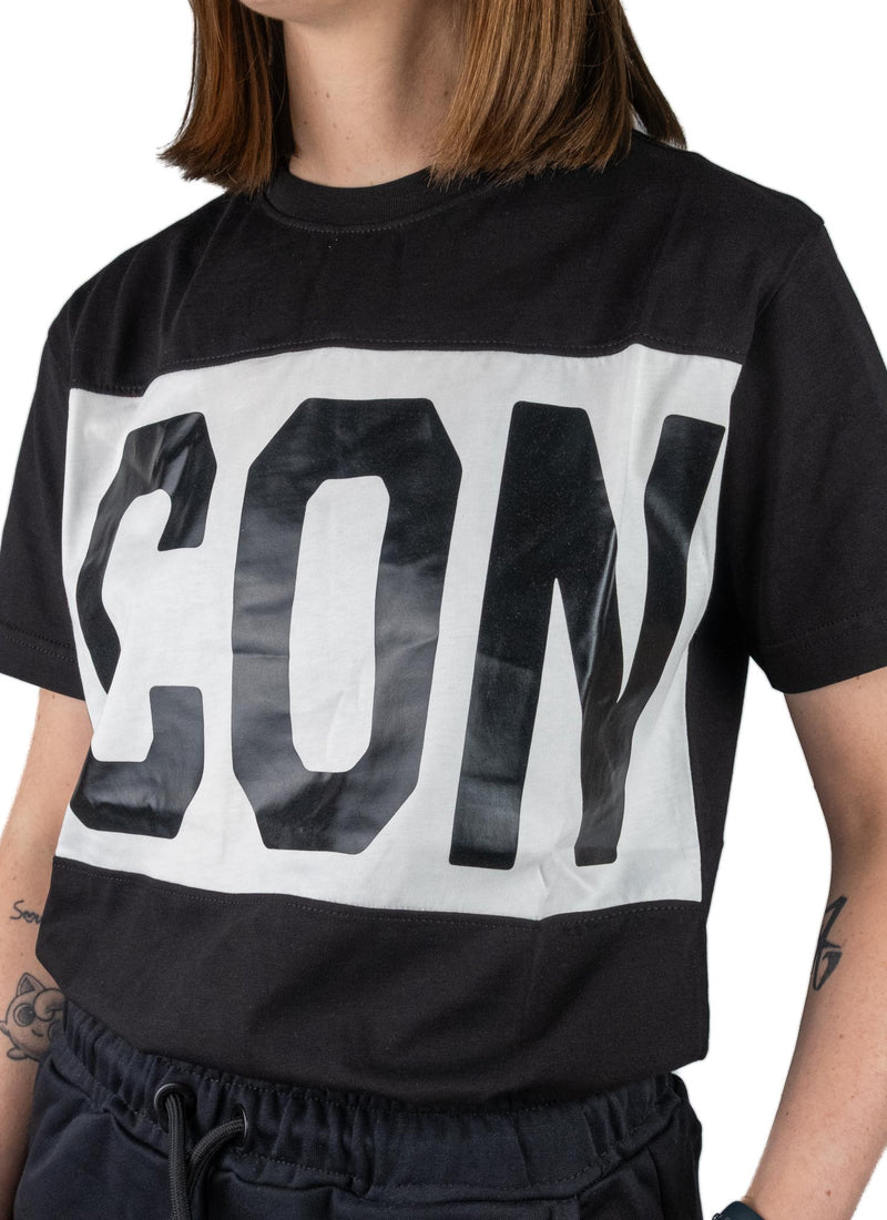 ICON T-shirt Logo Nero ICDF2W6T012
