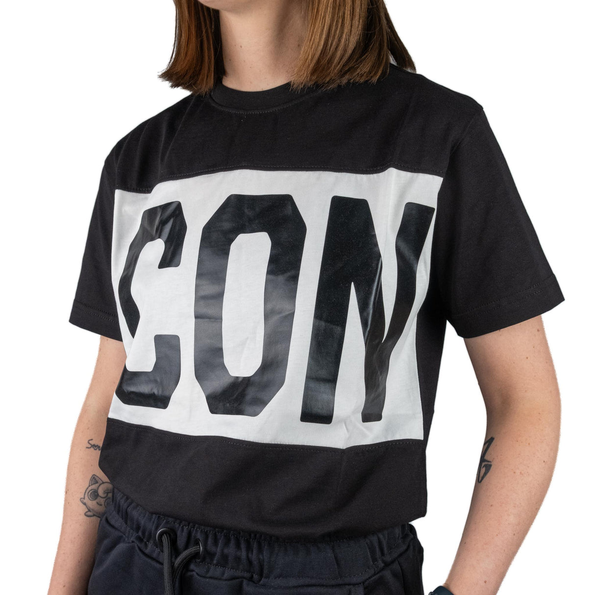 ICON T-shirt Logo Nero ICDF2W6T012