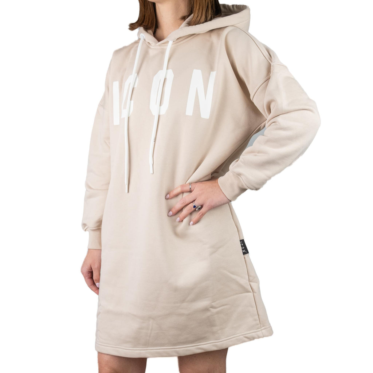 ICON Vestito Cappuccio Beige ICDF2W6F008
