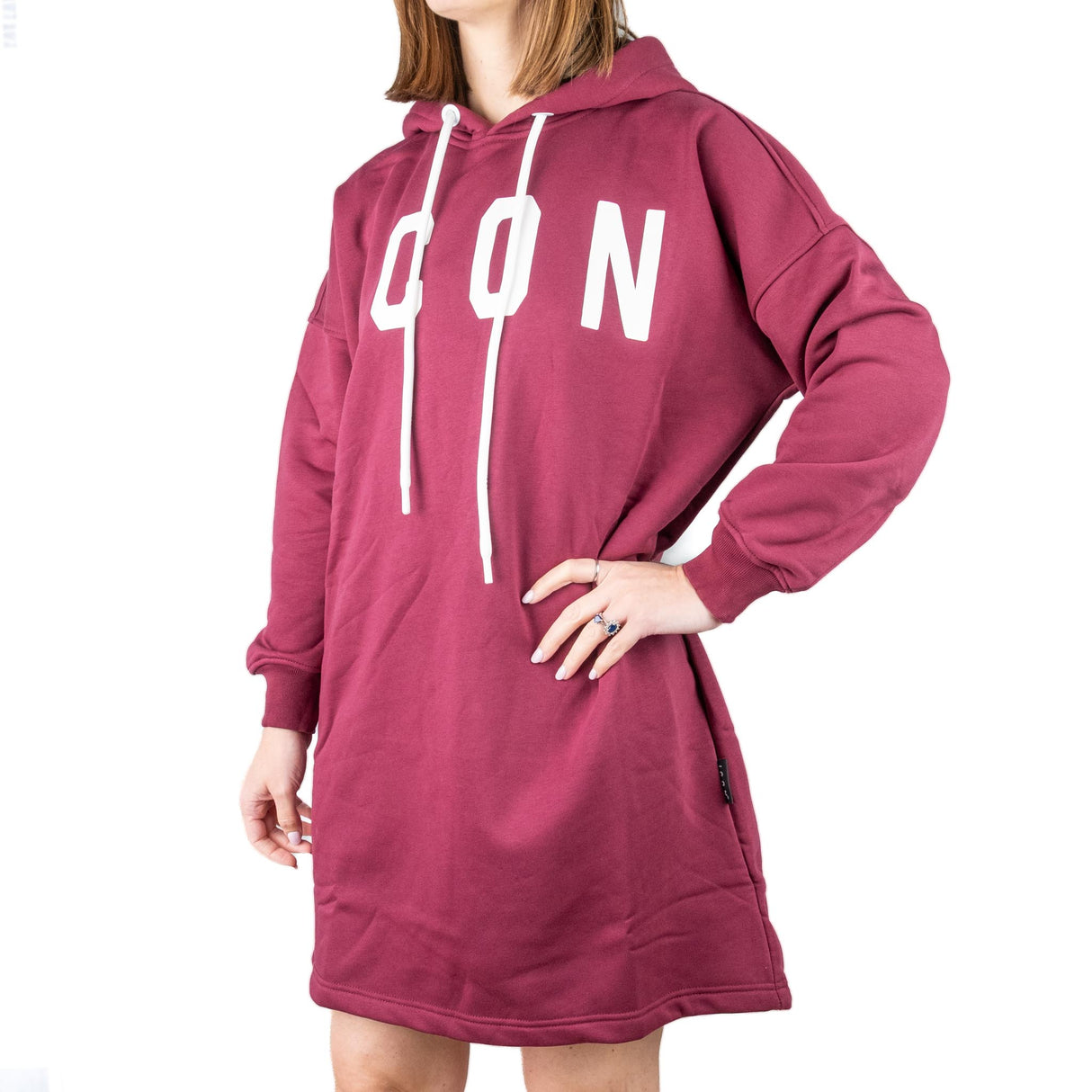 ICON Vestito Cappuccio Bordeaux ICDF2W6F008