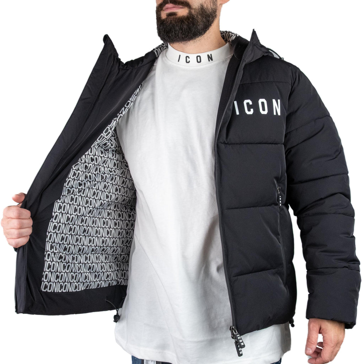 ICON Giubbotto Nero ICUF2W6J008