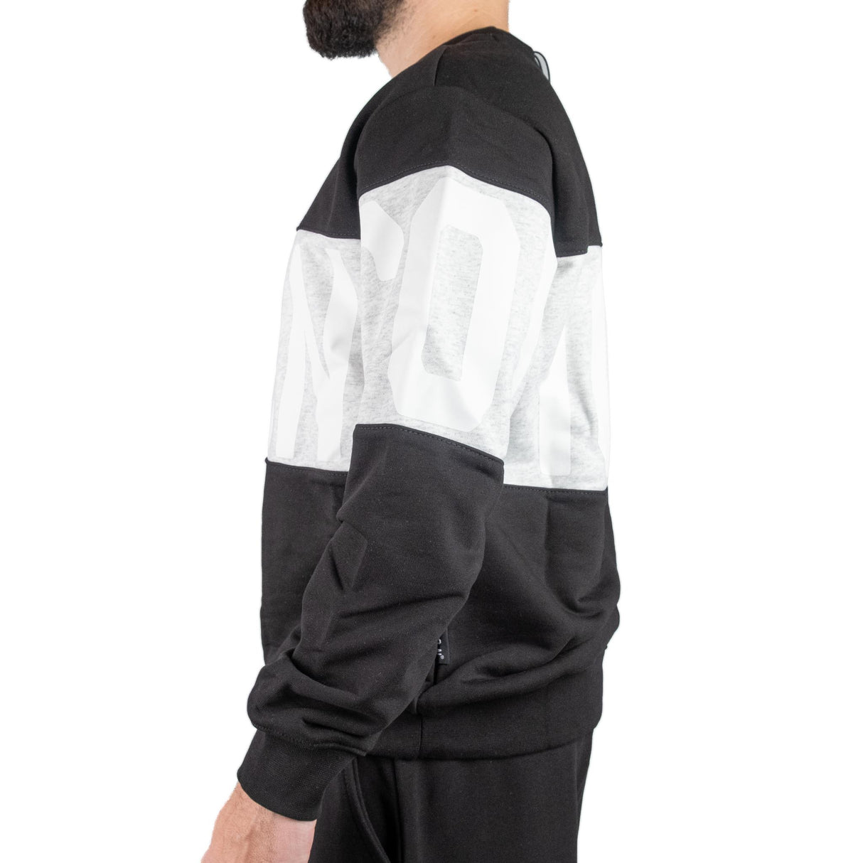 ICON Felpa Girocollo Nero / Grigio ICUF2W6F011