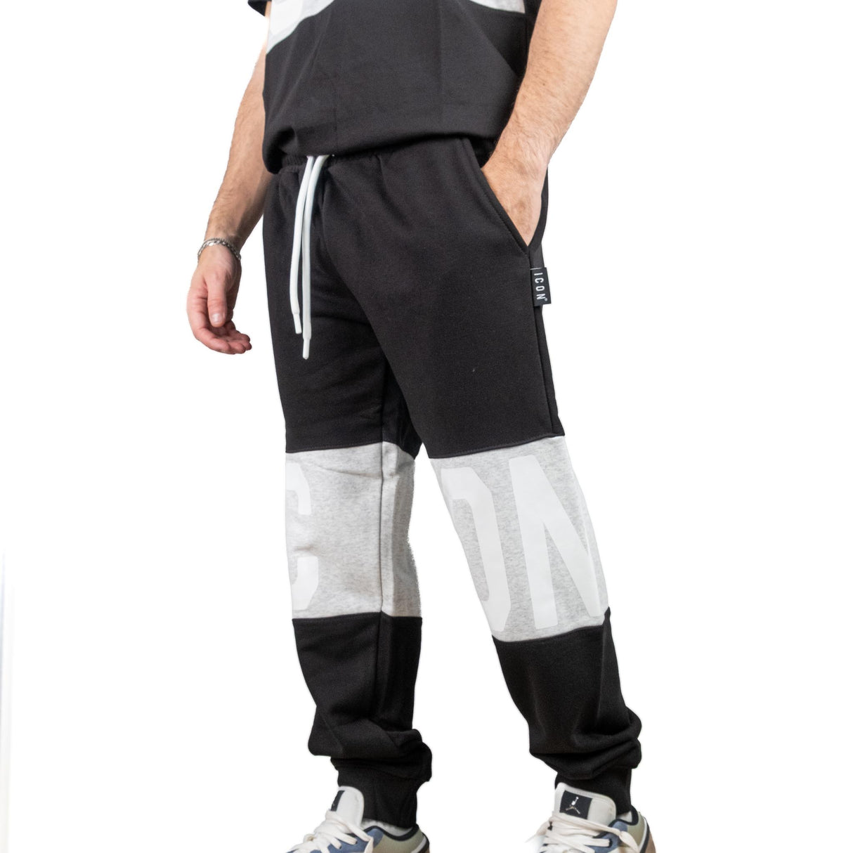 ICON Pantalone Nero / Grigio ICUF2W6P004
