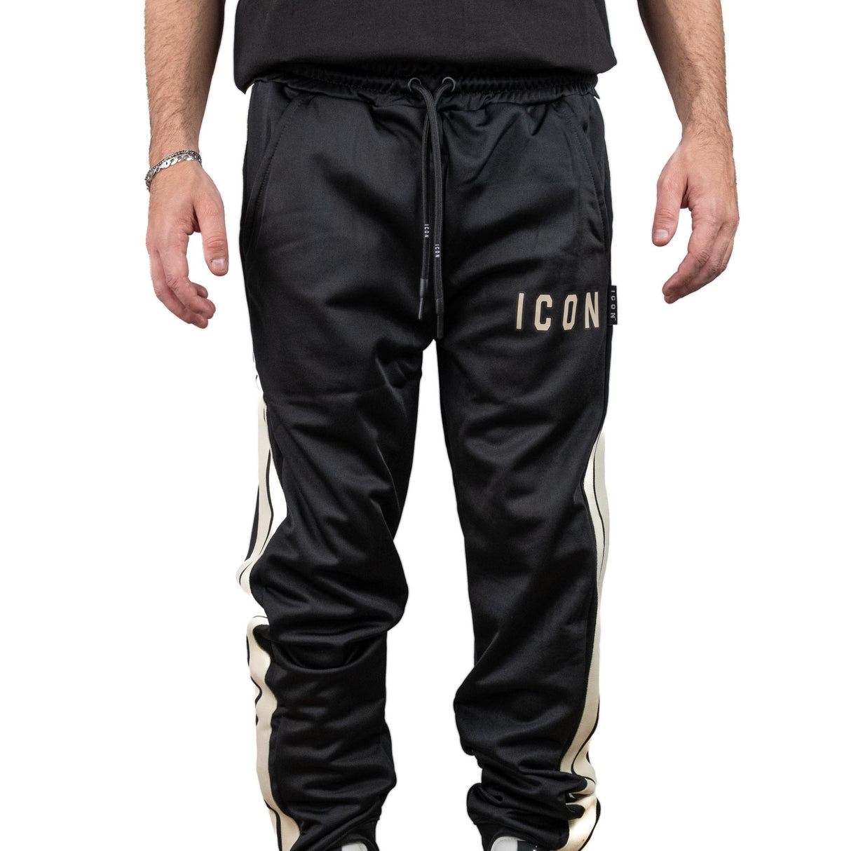 ICON Pantalone Nero / Crema ICUF2W6P013