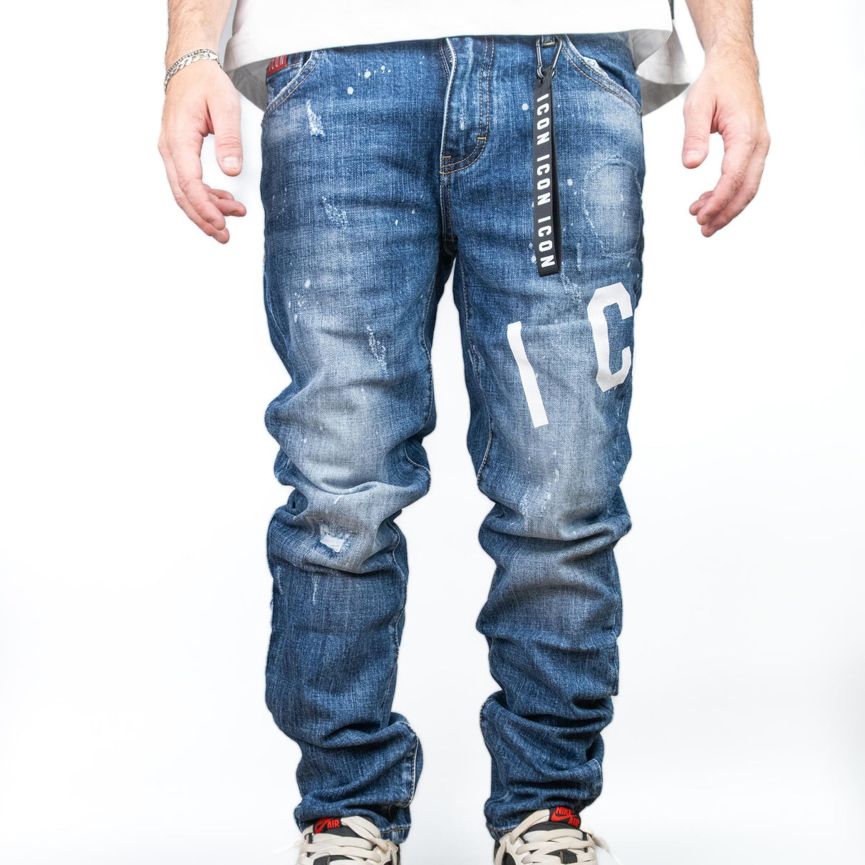 ICON Jeans Logo Gamba ICUF2W6D002