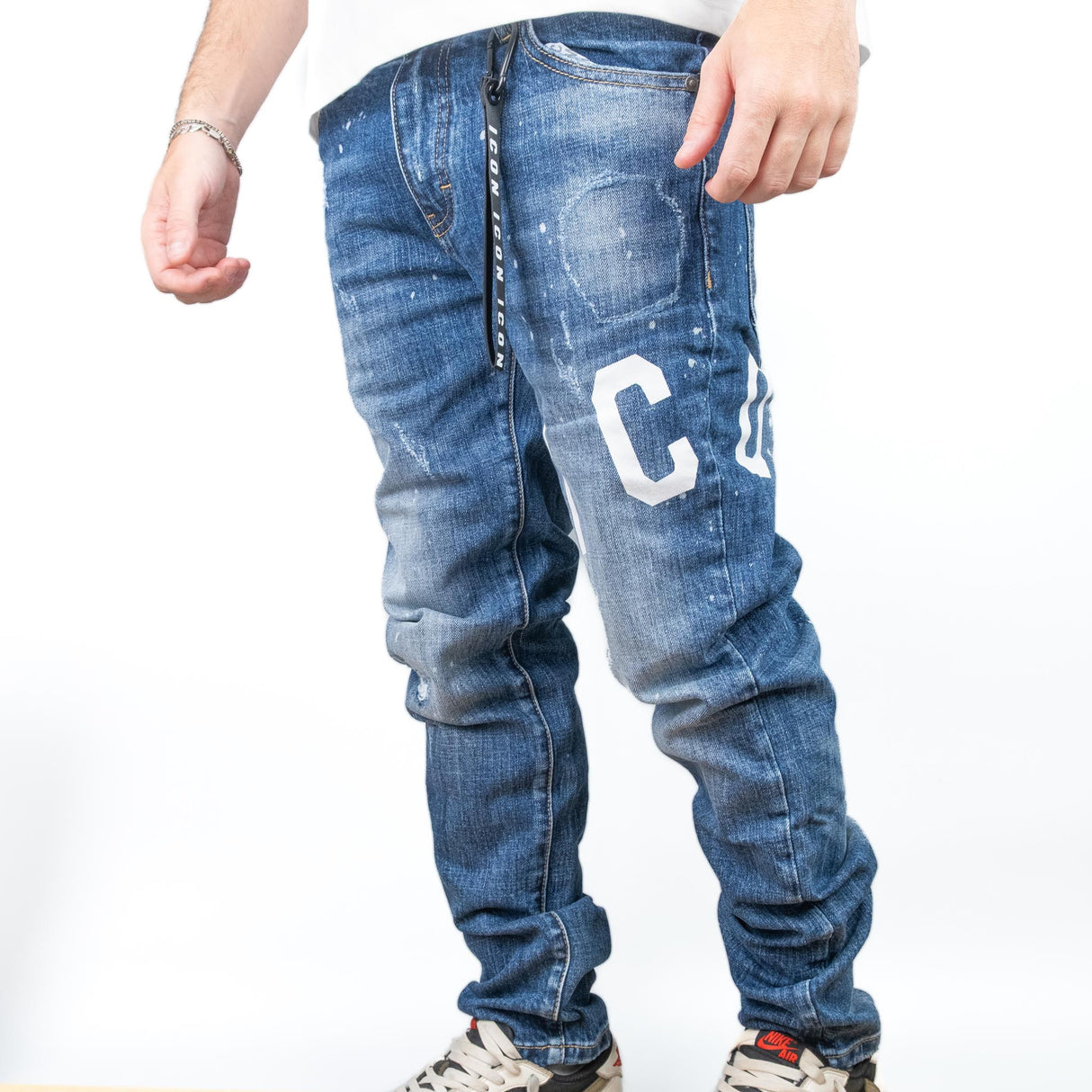 ICON Jeans Logo Gamba ICUF2W6D002