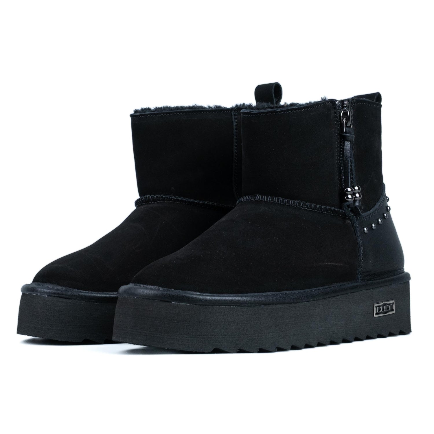 Cult Stivaletto Pelliccia Nero CLW462900