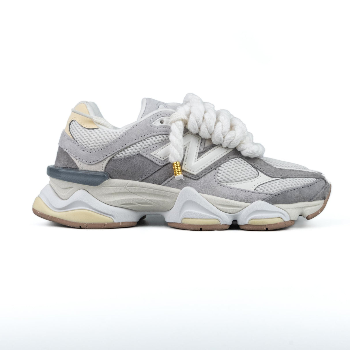 New Balance 9060 Slate Grey Calcium Corda Bianco U9060aub