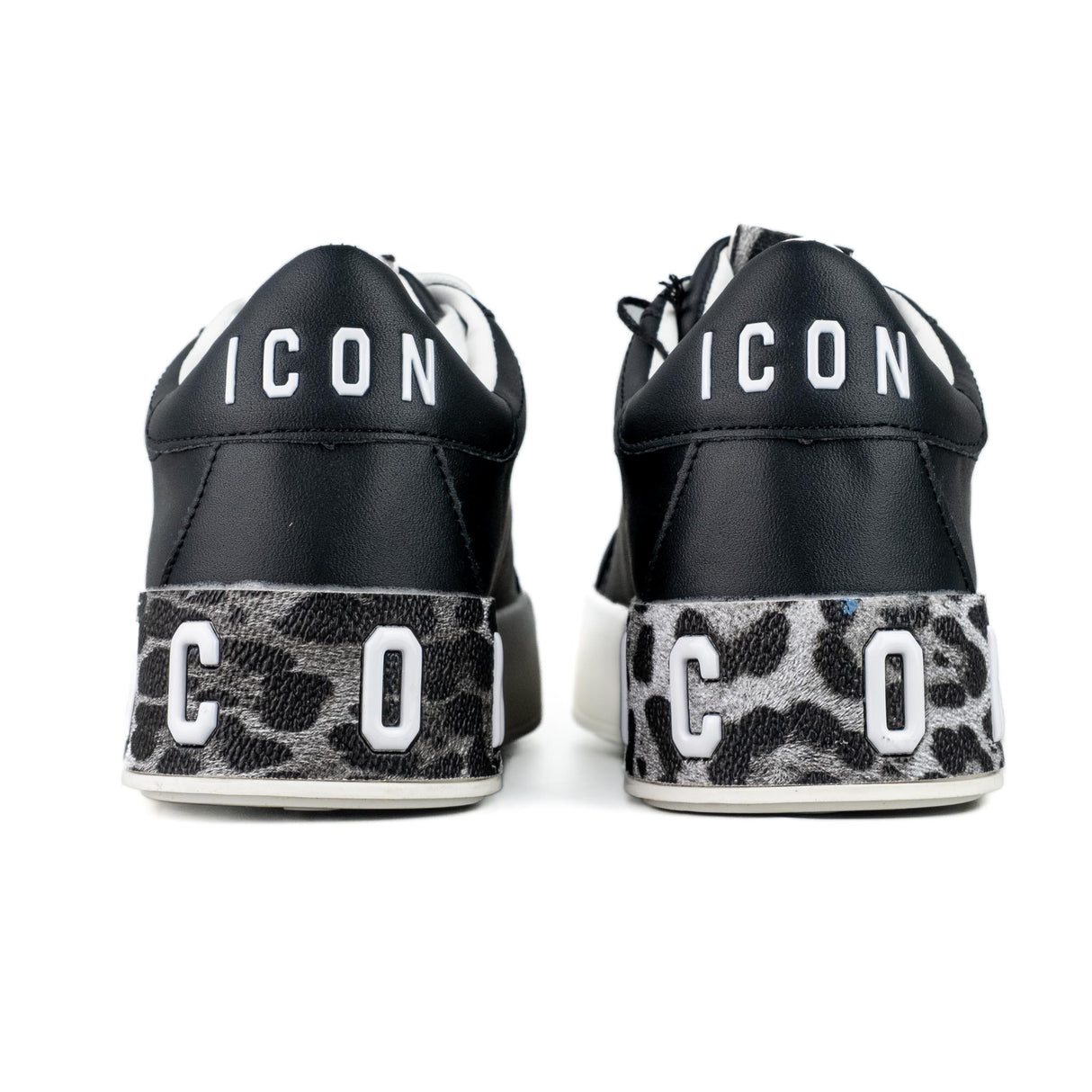 ICON Sneakers Nero / Leopardo IC05204SD