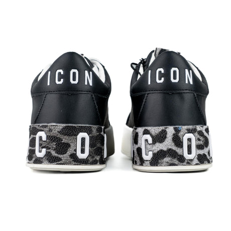 ICON Sneakers Nero / Leopardo IC05204SD