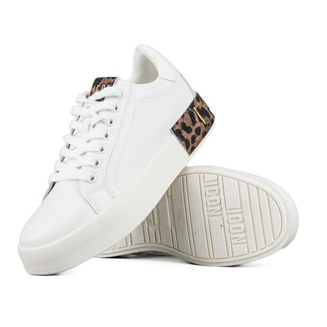 ICON Sneakers Bianco / Leopardo IC05204SD