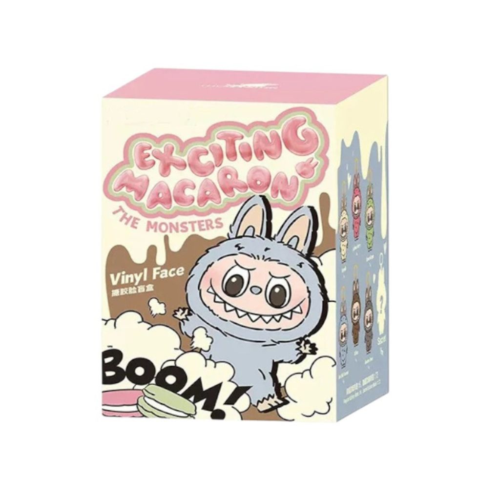 Pop Mart Labubu The Monsters Exciting Macaron Vinyl Face Sealed Case (1 Blind Box)