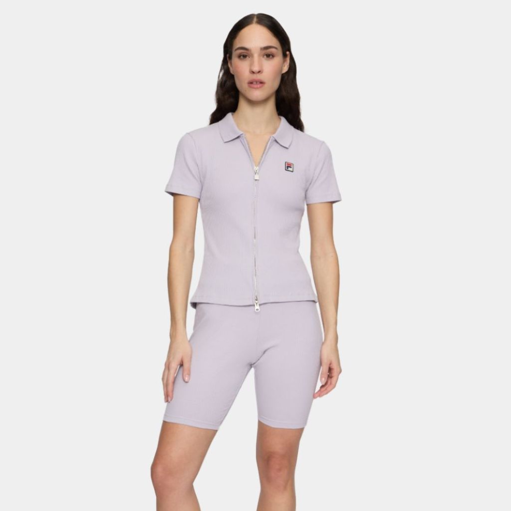 Fila Lannemezan T-Shirt Zip Lilla Faw1098 40119