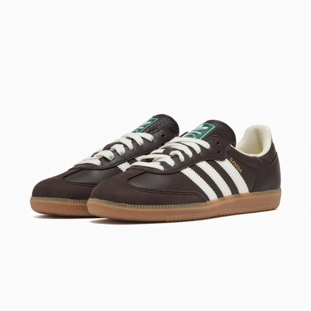 Adidas Samba OG Dark Brown Off White Gum JR0891