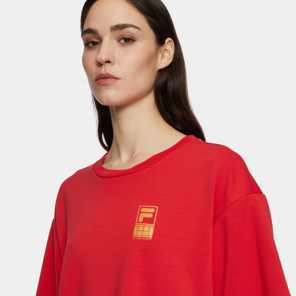 Fila Lisakovsk T-shirt Rosso Faw1044 30002