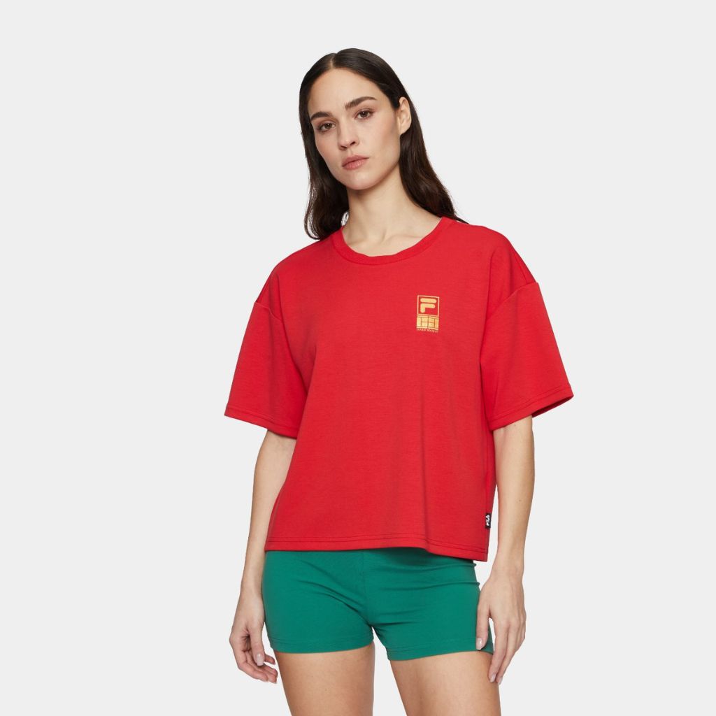 Fila Lisakovsk T-shirt Rosso Faw1044 30002