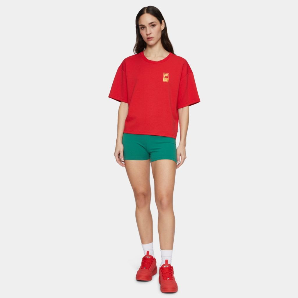 Fila Lisakovsk T-shirt Rosso Faw1044 30002