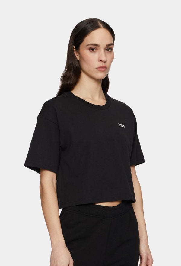 Fila Locri T-Shirt Crop Nero Faw1056 80010