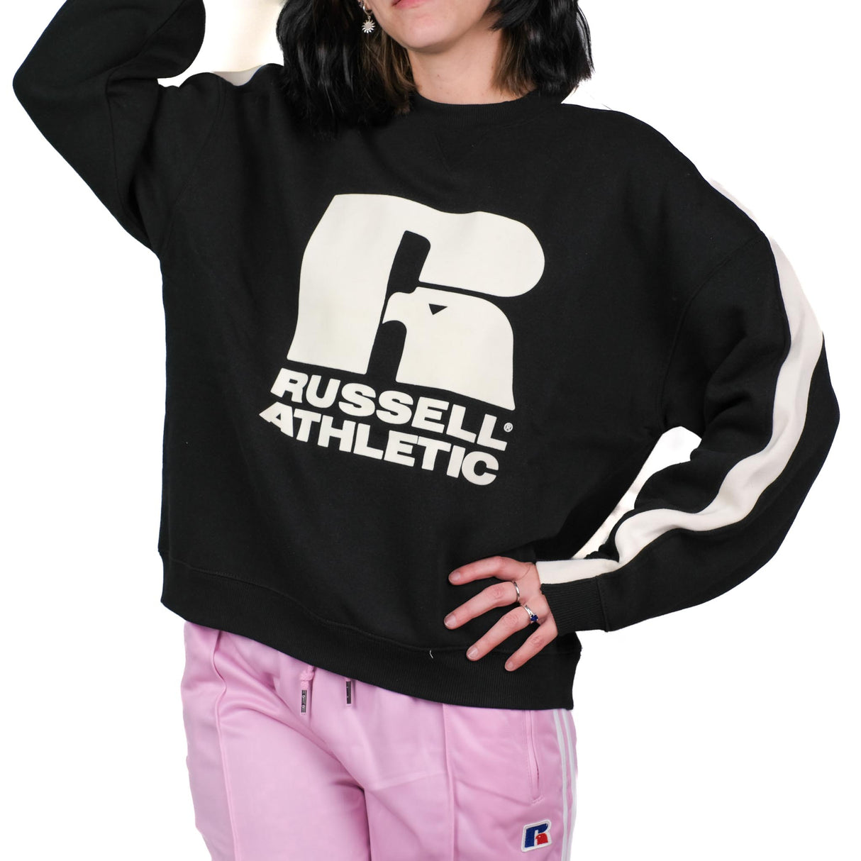 Russell Athletic Felpa Nera