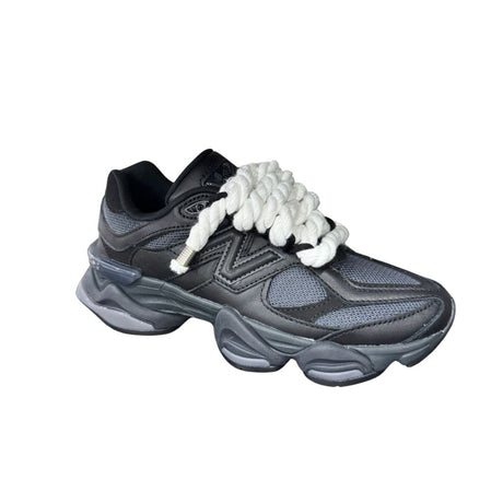 New Balance 9060 Triple Black Corda Bianco U9060NRI