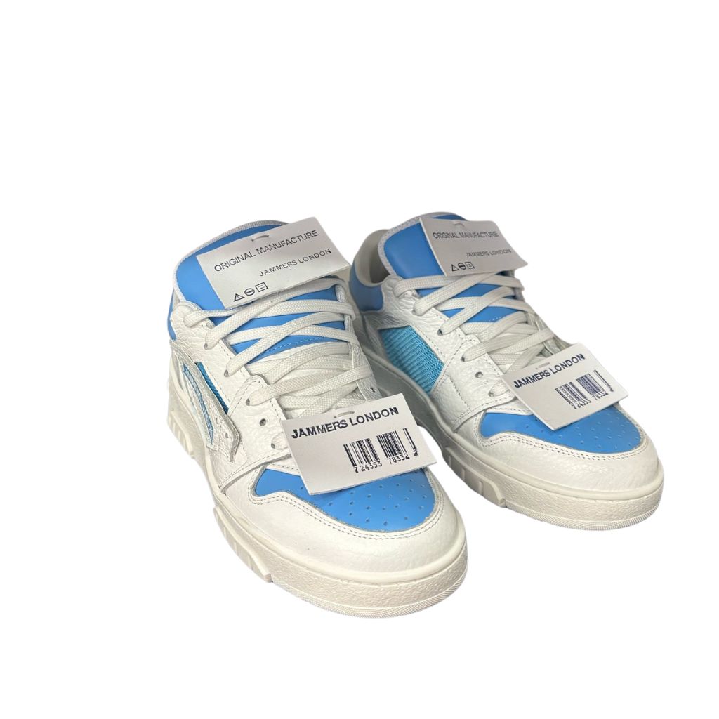Jammers London Sneakers Cambridge on Bianco/Celeste