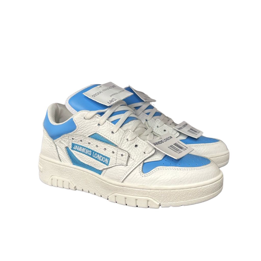 Jammers London Sneakers Cambridge on Bianco/Celeste
