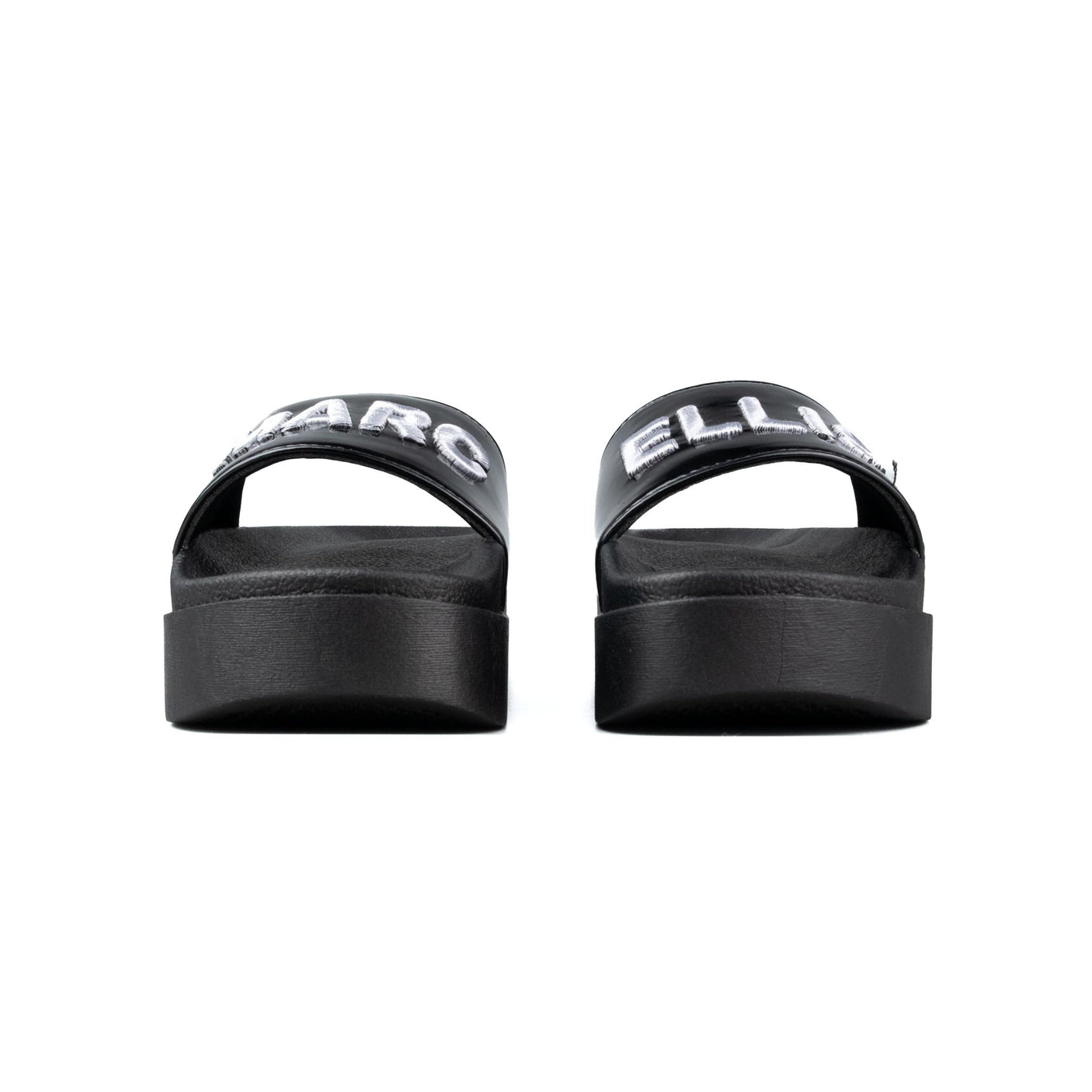 Marc Ellis Lena304 Ciabatte Platform Nero/Argento