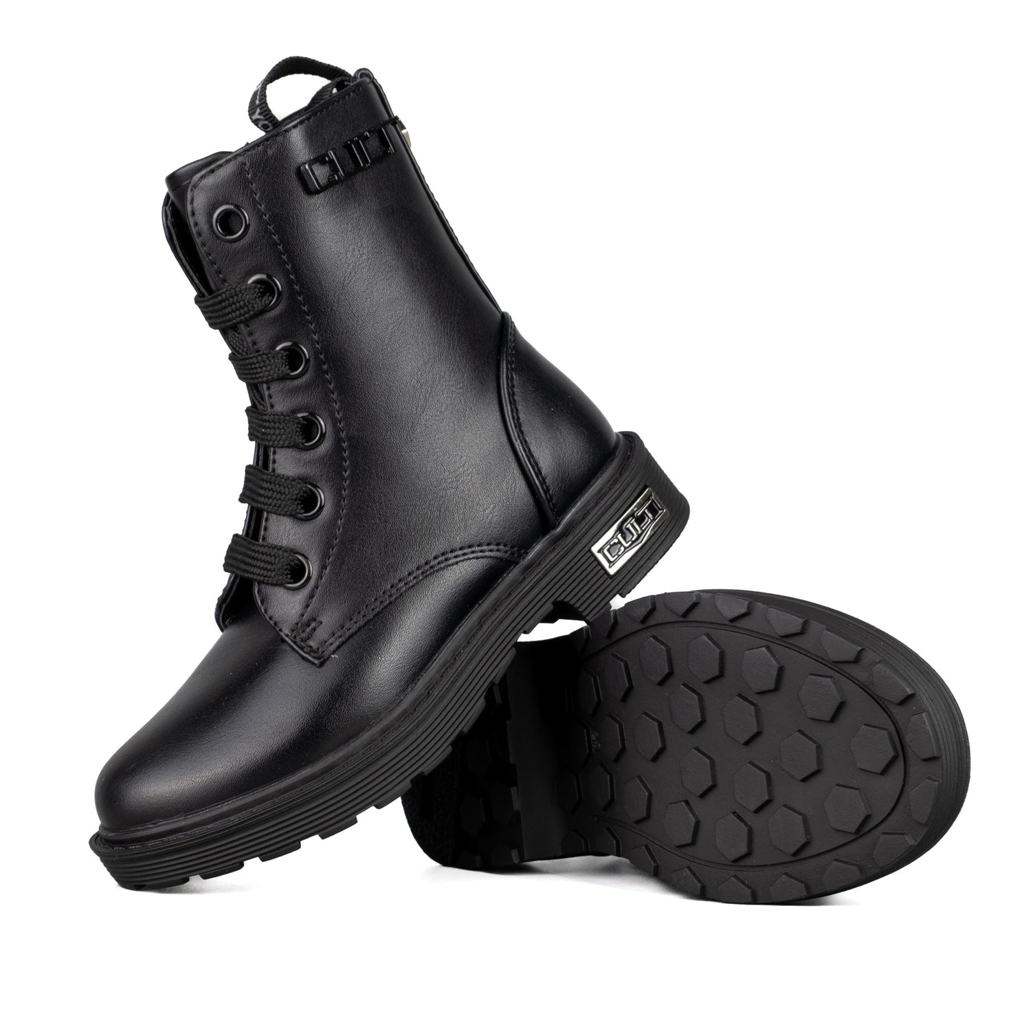 Cult Baby Stivaletto Allacciato Nero T393 (Dal 25 al 35)