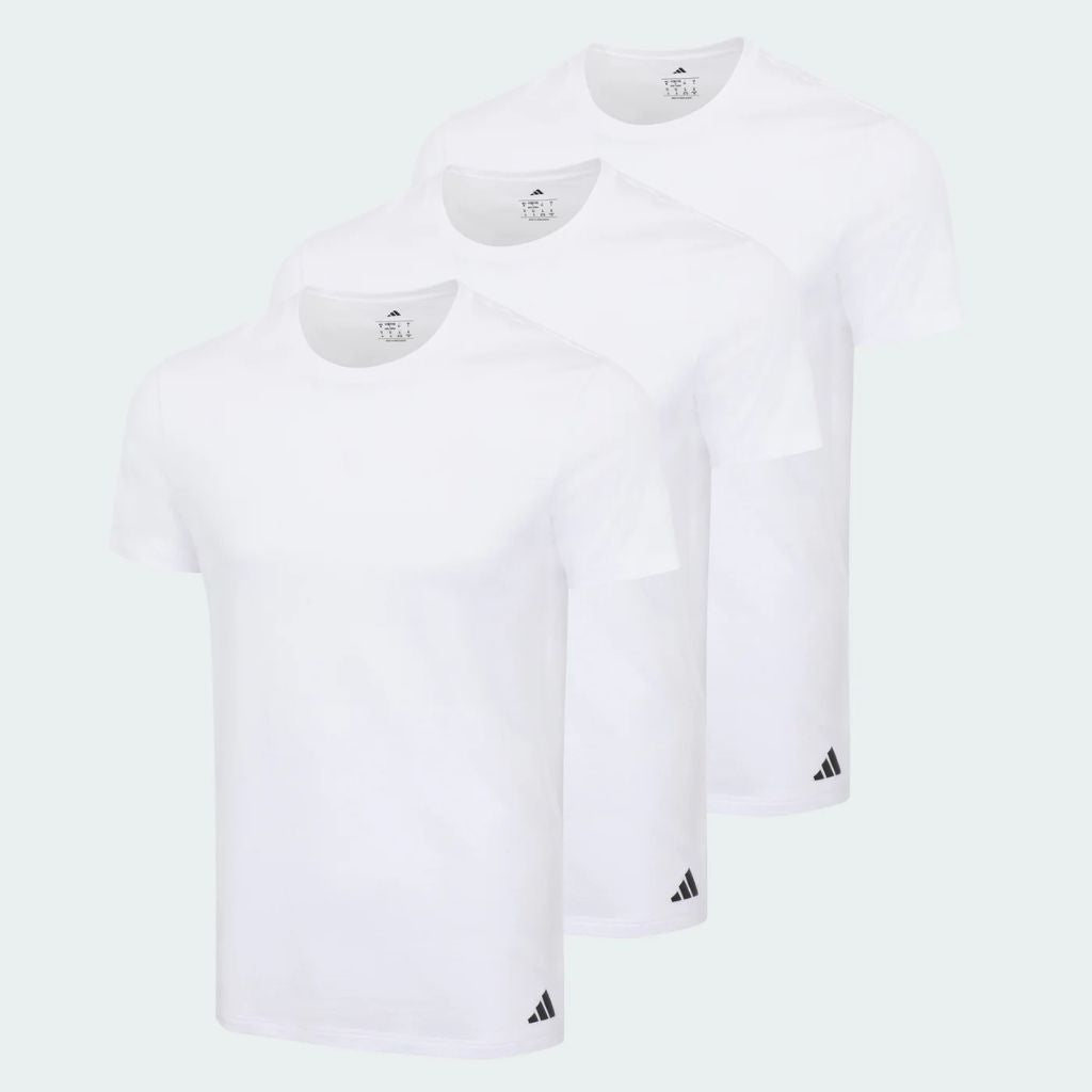 Adidas T-shirt in Conferzione da 3 Bianco JK3995