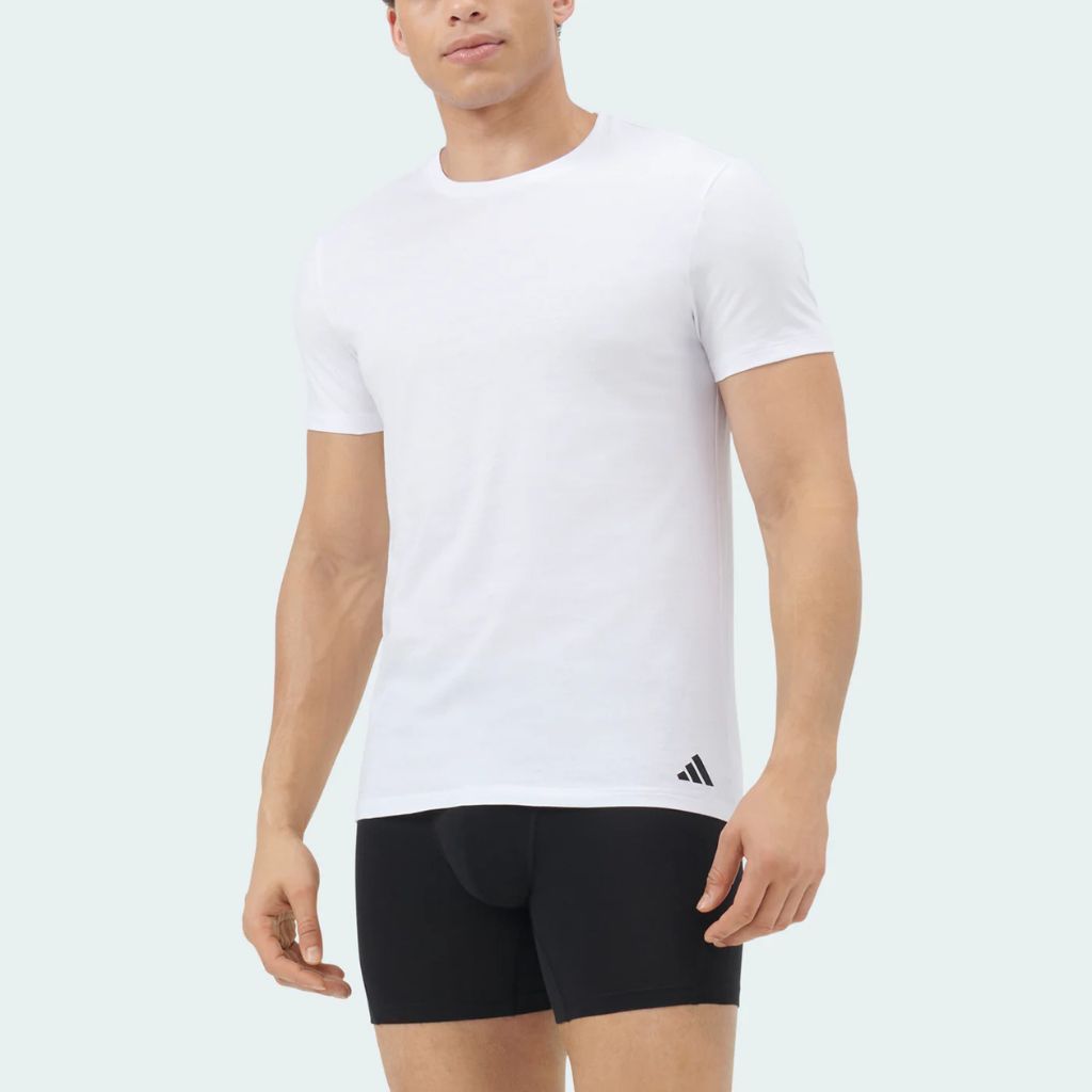 Adidas T-shirt in Conferzione da 3 Bianco JK3995