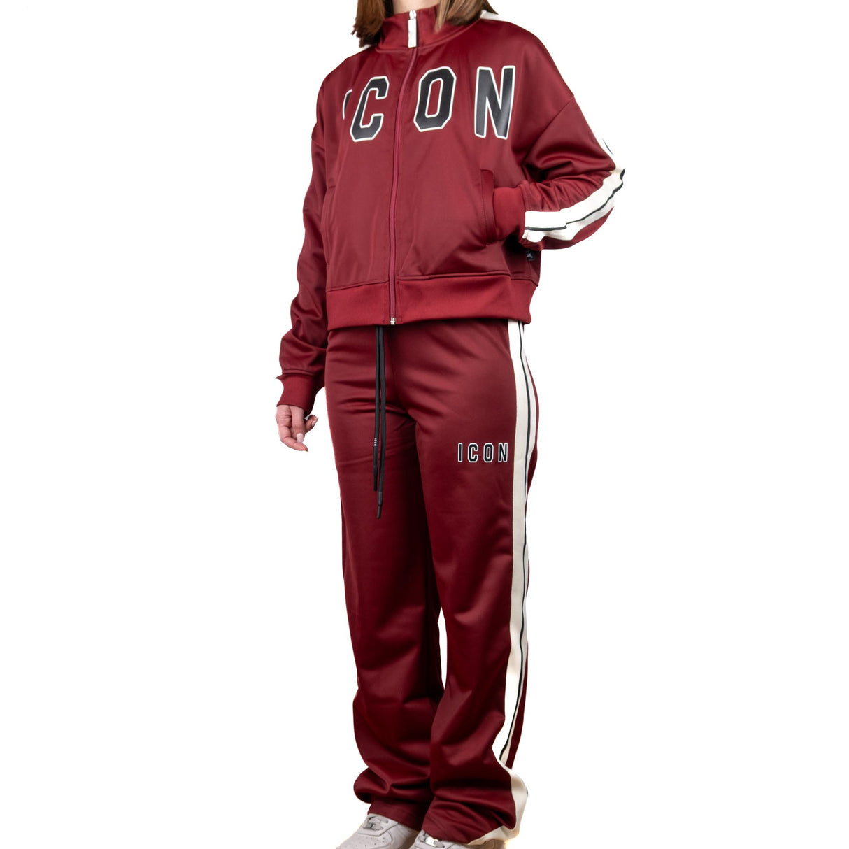 ICON Pantalone Banda Bordeaux ICDF2W6P004