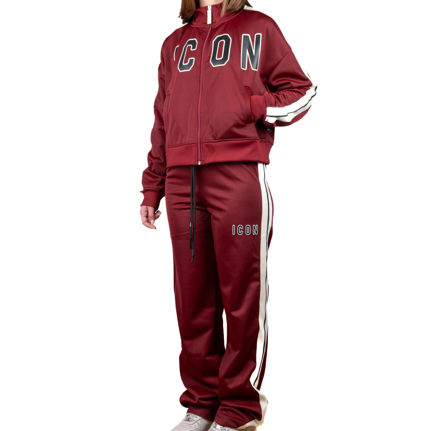 ICON Pantalone Banda Bordeaux ICDF2W6P004