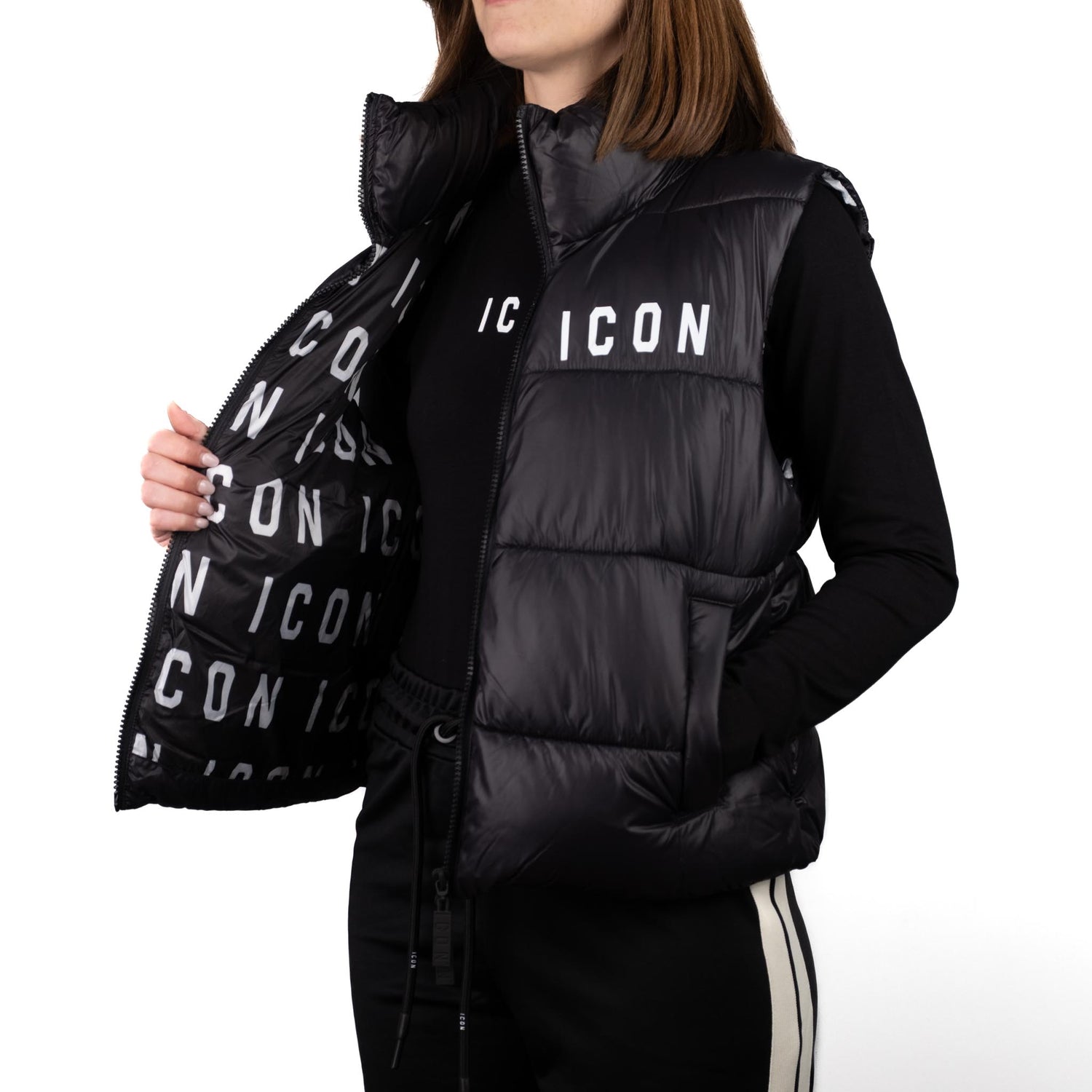 ICON Gilet Nero ICDF2W6J001