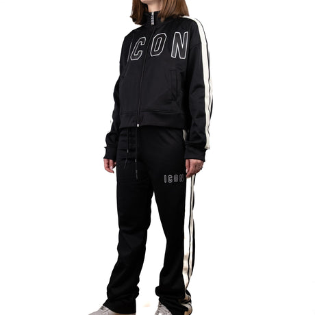 ICON Pantalone Banda Nero ICDF2W6P004