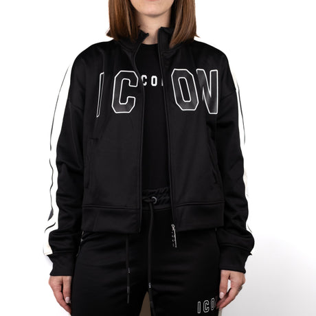 ICON Felpa Zip Nero ICDF2W6F016
