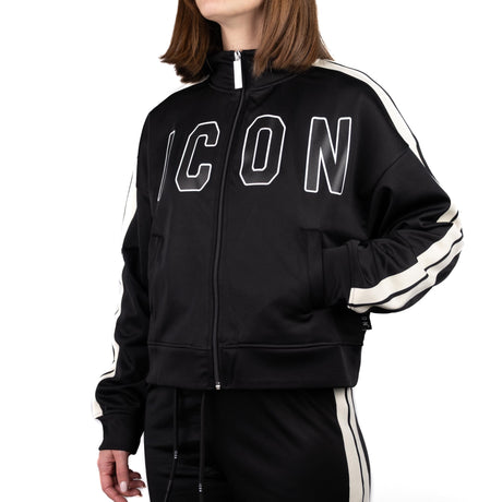 ICON Felpa Zip Nero ICDF2W6F016