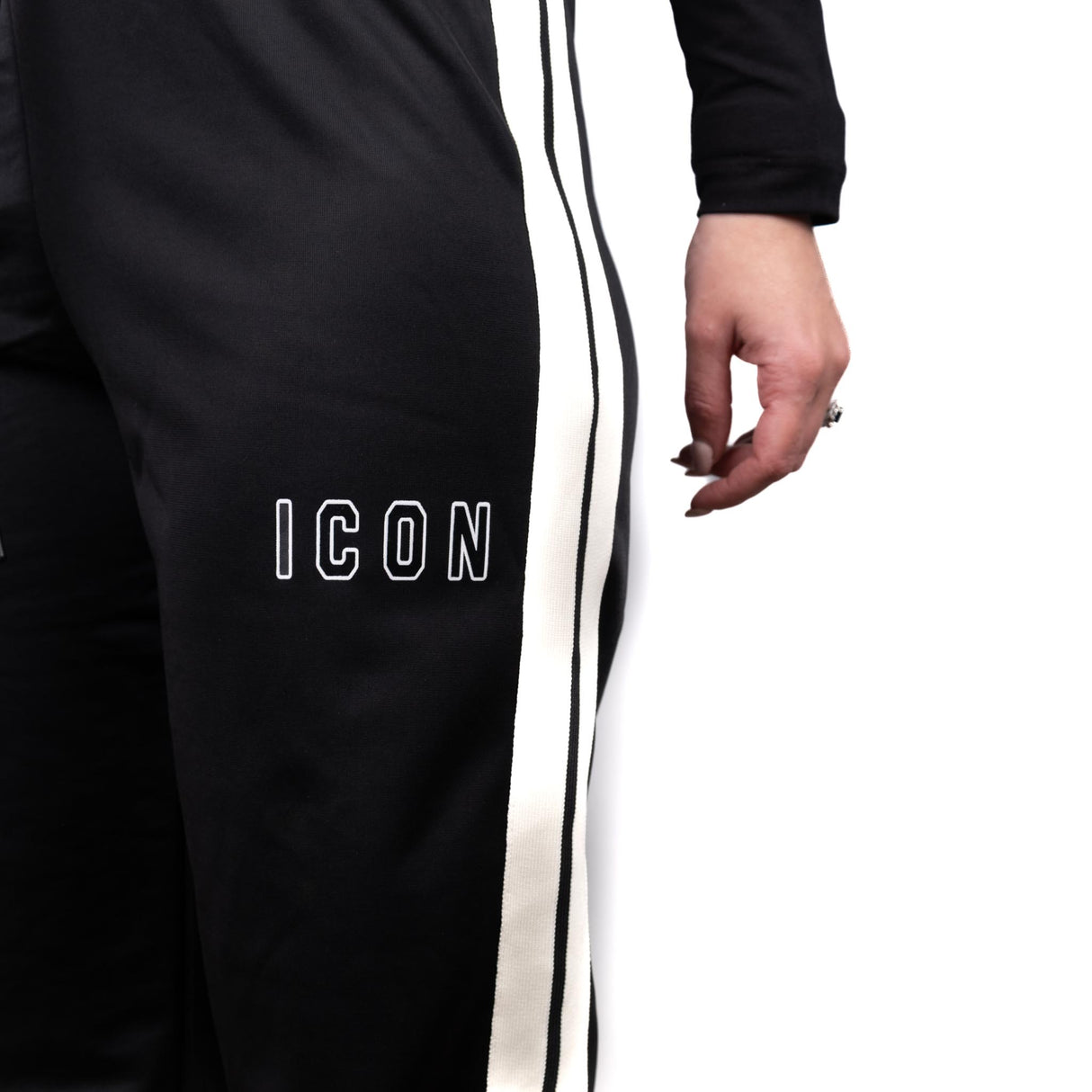 ICON Pantalone Banda Nero ICDF2W6P004