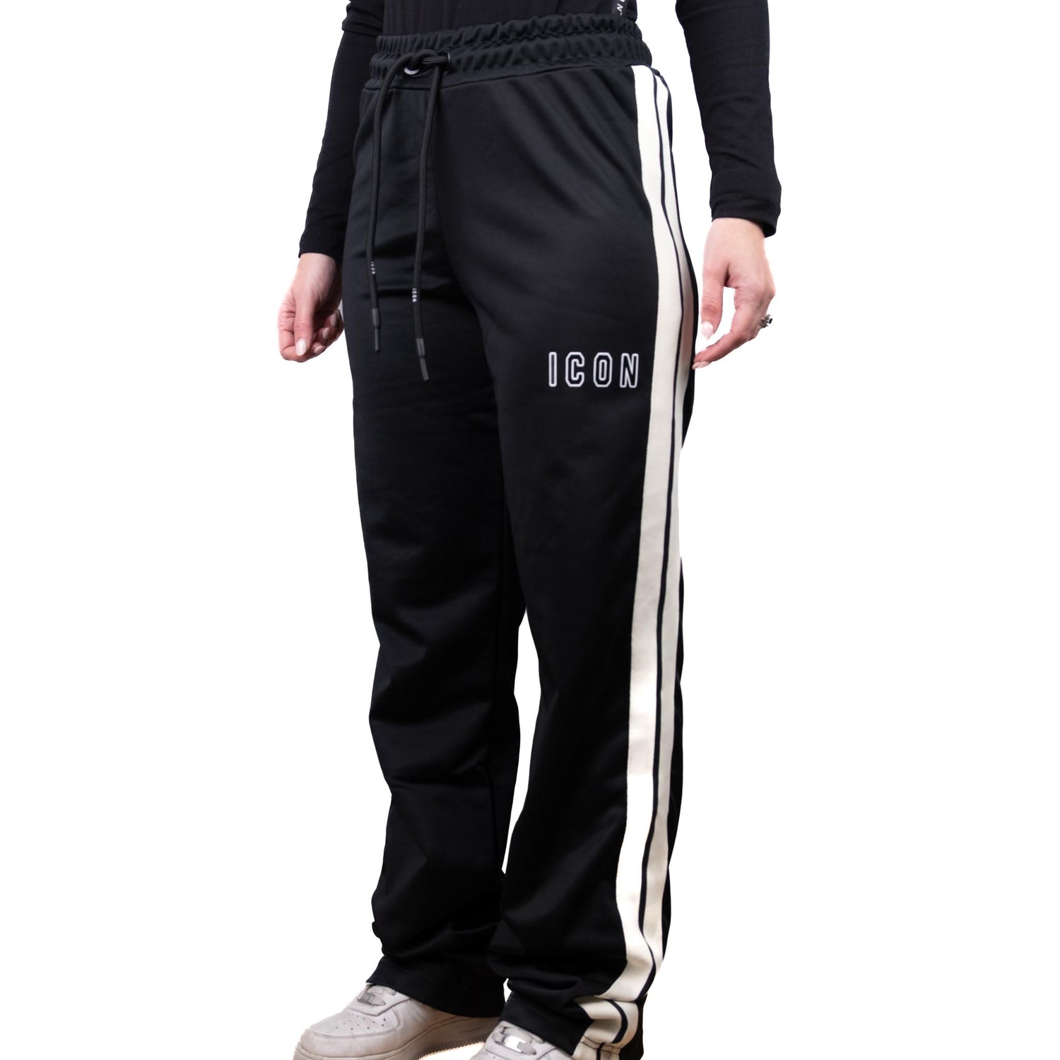 ICON Pantalone Banda Nero ICDF2W6P004