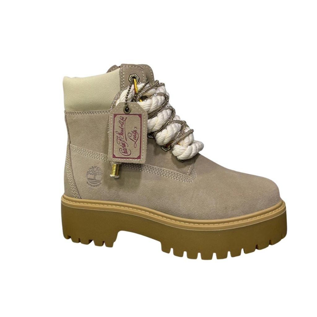 Timberland Stivaletto Platform Stone Street Sand Corda e Brillantini TB0A2H3C ET5