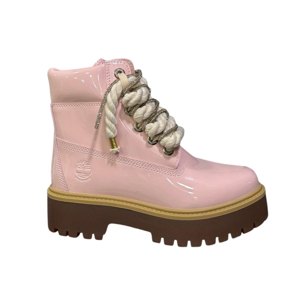 Timberland Stivaletto Platform Stone Street Rosa Corda e Brillantini TB0A2H3C A5H