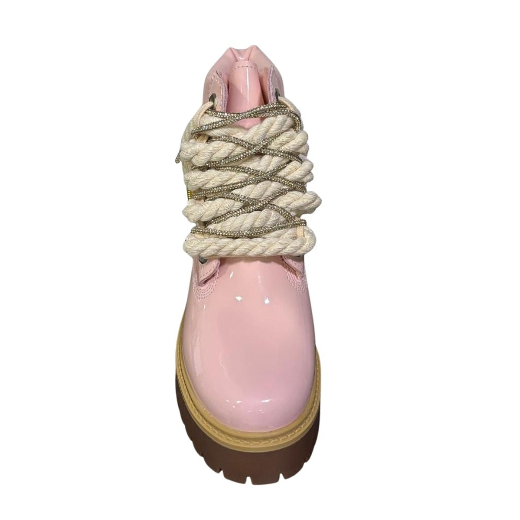 Timberland Stivaletto Platform Stone Street Rosa Corda e Brillantini TB0A2H3C A5H