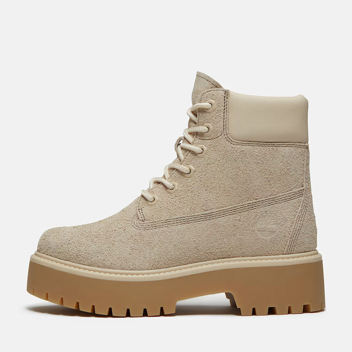 Timberland Stone Street Platform 6-Inch Light Beige, dettaglio