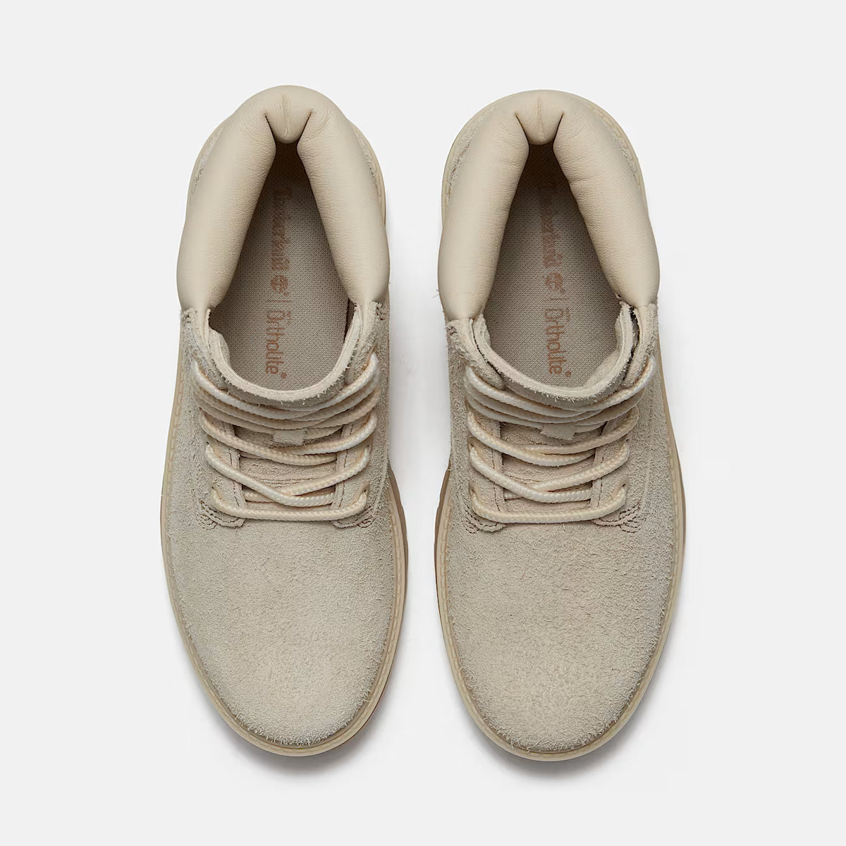 Timberland Stone Street Platform 6-Inch Light Beige, vista dall'alto
