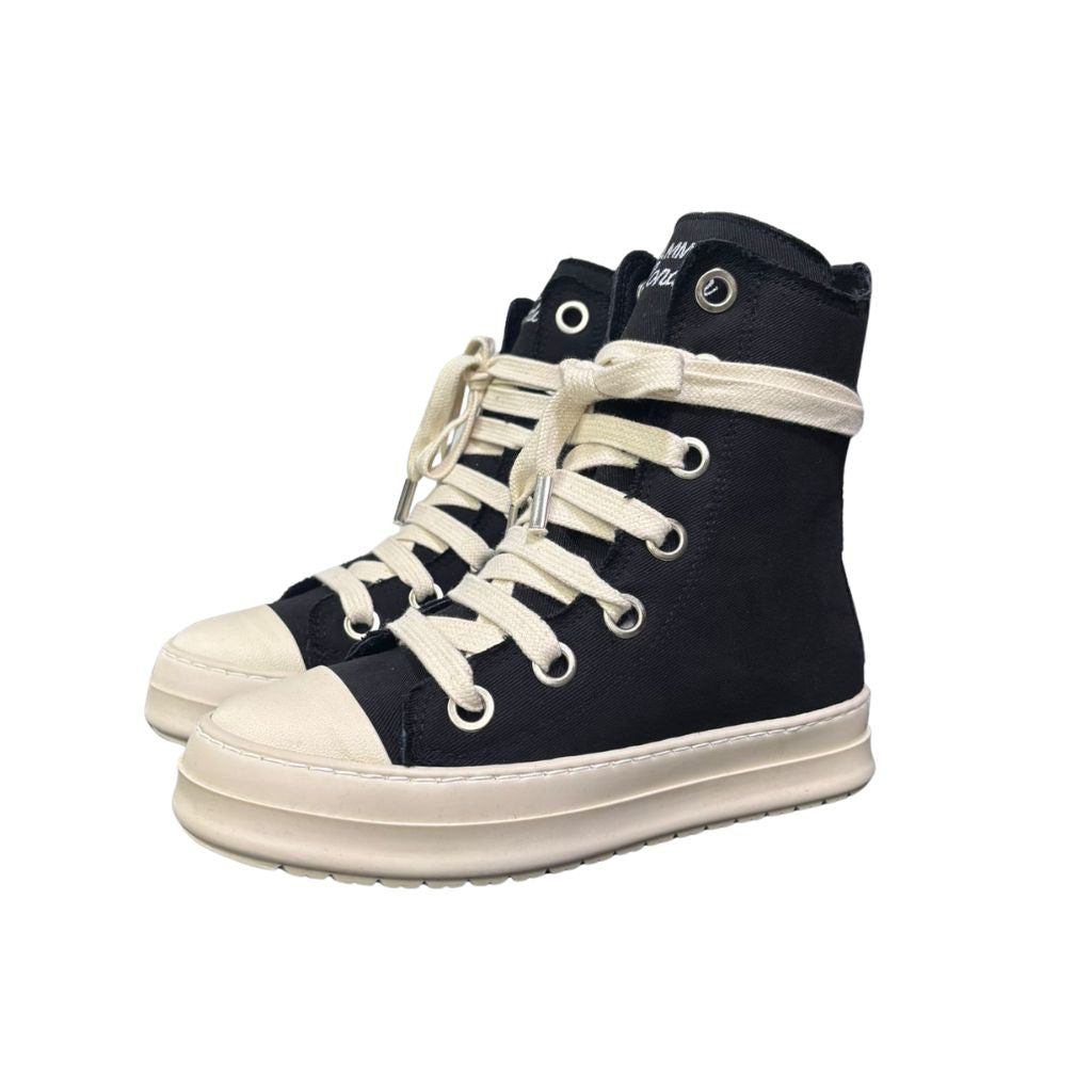 Jammers London Tore Over Tela Nero Fondo Beige