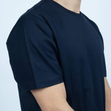 T-Shirt Pitone Filo Di Scozia Blu Adriatico