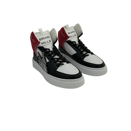 Brian Mills 367d Bianco/nero/rosso