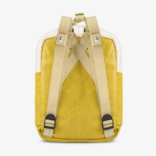 D.franklin Abby Backpack Fleece Beige / Mustard